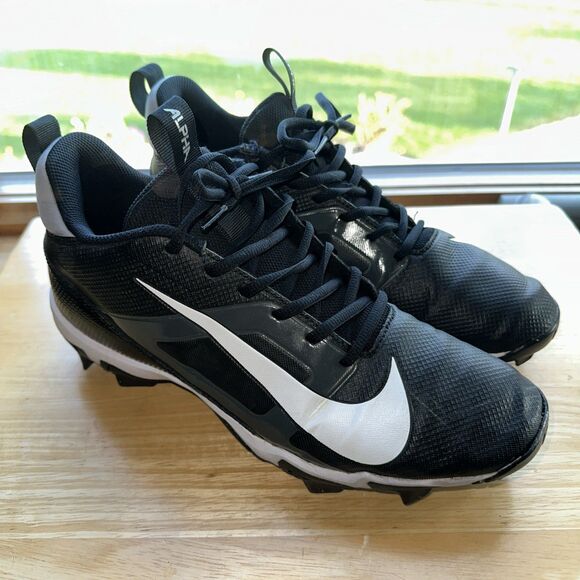 Nike Alpha Fastflex Cleats Black Size 10 - Picture 3 of 7